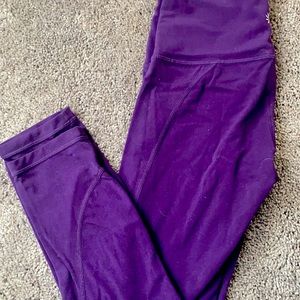 Althleta Purple Capri Leggings